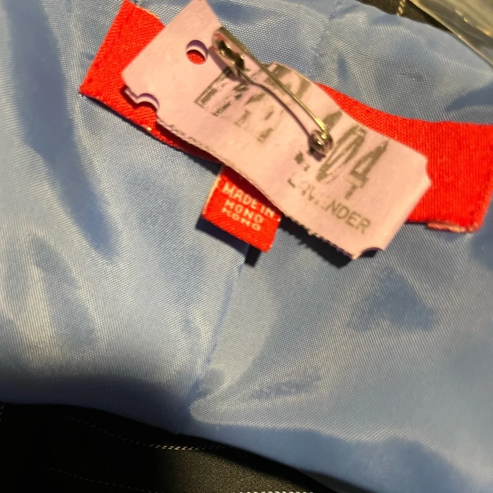 ANNE KLEIN - Pant Suit. Black Pinstripe Blazer and Pants. - Picture 14 of 15